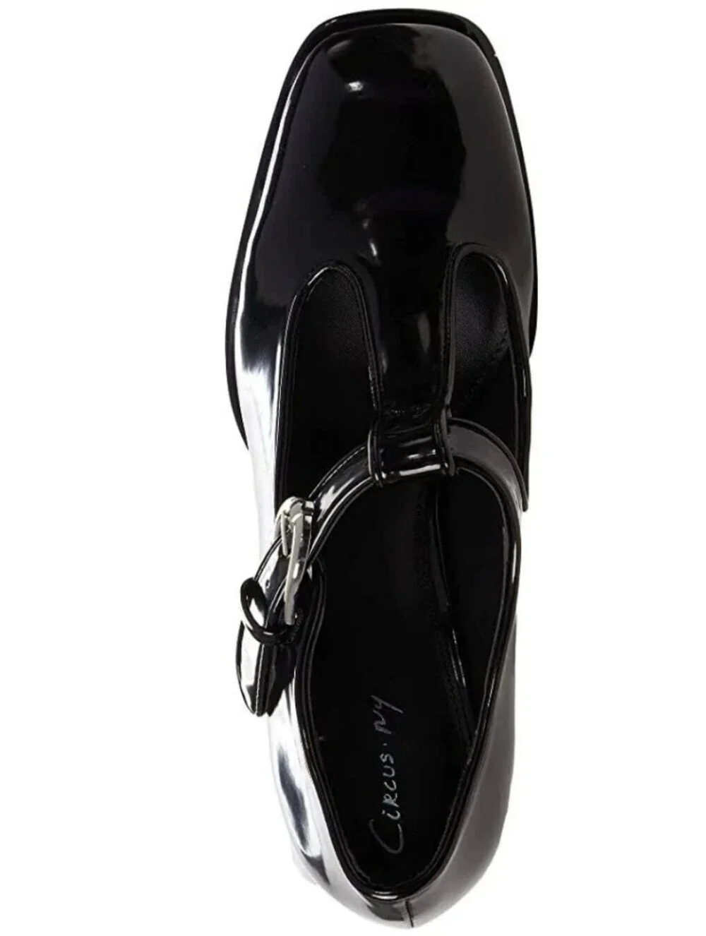 Circus Sam Edelman Kay Black Platform Mary Jane Heels Size 8.5 Chunky Block Pump